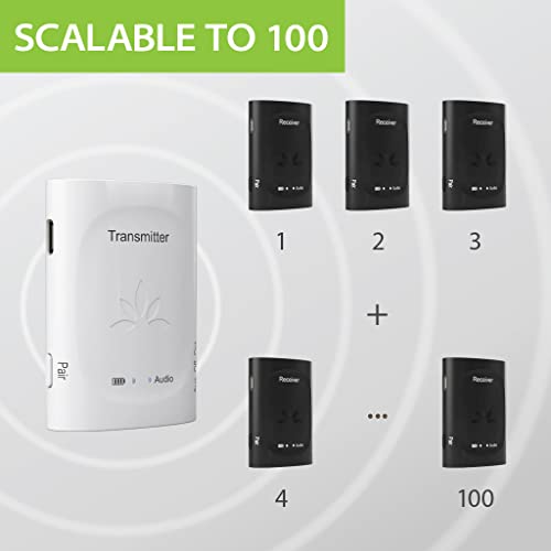 Avantree Audiplex RX Complementario para Sistema de Audio, |4G Sin Retardo de Sincronización, Hasta 100 Conectables