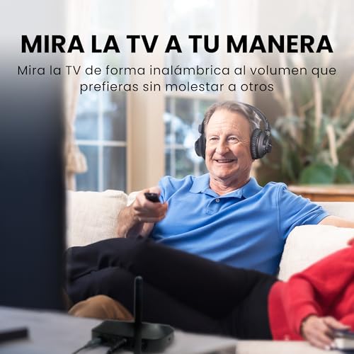  Auriculares TV Bluetooth 5.3 Avantree HT5009 Plus
| Pass-Through Auriculares para Mayores
| 50h de Autonomía Auriculare