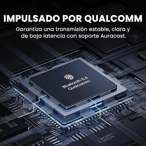  Avantree Voyager HA - Transmisor de Audio Bluetooth 5.4 para Auriculares
| Avantree Voyager HA - Chip Qualcomm para Aur